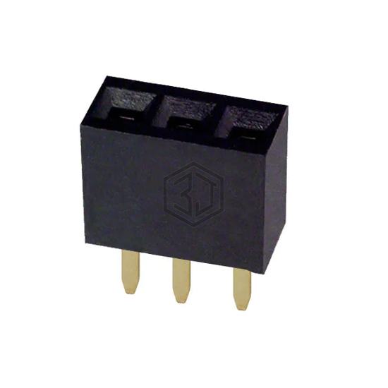PPPC031LFBN-RC - Sullins Connector Solutions - Rectangular Connectors - Headers, Receptacles, Female Sockets