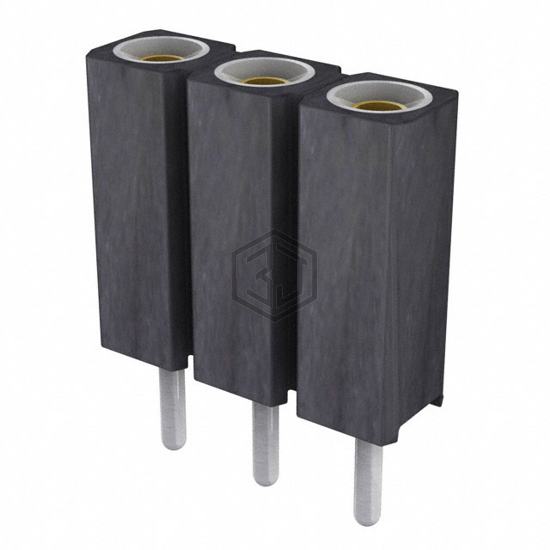 801-87-003-10-001101 - Preci-Dip - Rectangular Connectors - Headers, Receptacles, Female Sockets