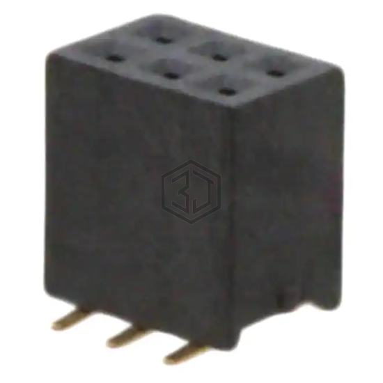 20021321-00006C4LF - Amphenol ICC (FCI) - Rectangular Connectors - Headers, Receptacles, Female Sockets