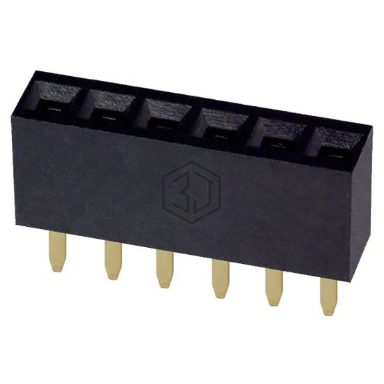 PPPC061LFBN-RC - Sullins Connector Solutions - Rectangular Connectors - Headers, Receptacles, Female Sockets