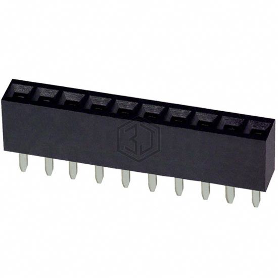 PPTC101LFBN-RC - Sullins Connector Solutions - Rectangular Connectors - Headers, Receptacles, Female Sockets