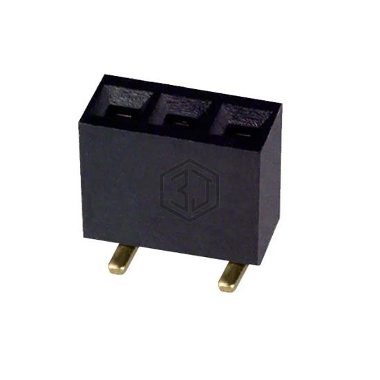 NPPC031KFXC-RC - Sullins Connector Solutions - Rectangular Connectors - Headers, Receptacles, Female Sockets