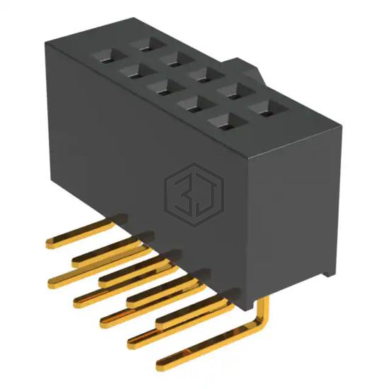 SFH11-PBPC-D05-RA-BK - Sullins Connector Solutions - Rectangular Connectors - Headers, Receptacles, Female Sockets