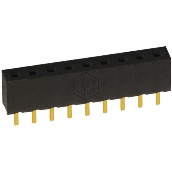 NPPN091BFCN-RC - Sullins Connector Solutions - Rectangular Connectors - Headers, Receptacles, Female Sockets