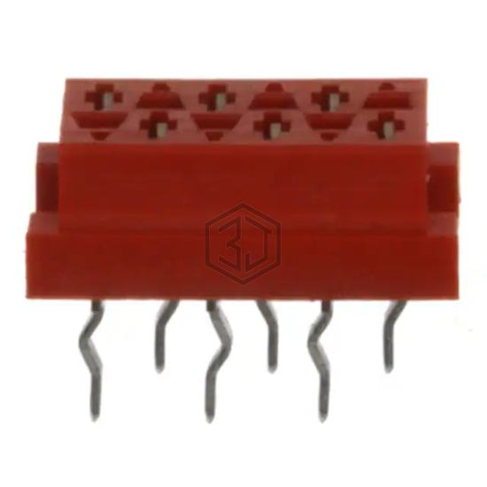215079-6 - TE Connectivity AMP Connectors - Rectangular Connectors - Headers, Receptacles, Female Sockets