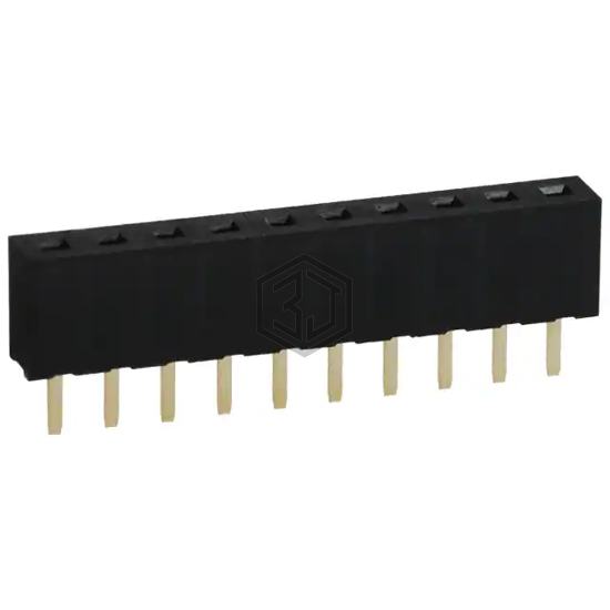 NPPN101BFCN-RC - Sullins Connector Solutions - Rectangular Connectors - Headers, Receptacles, Female Sockets