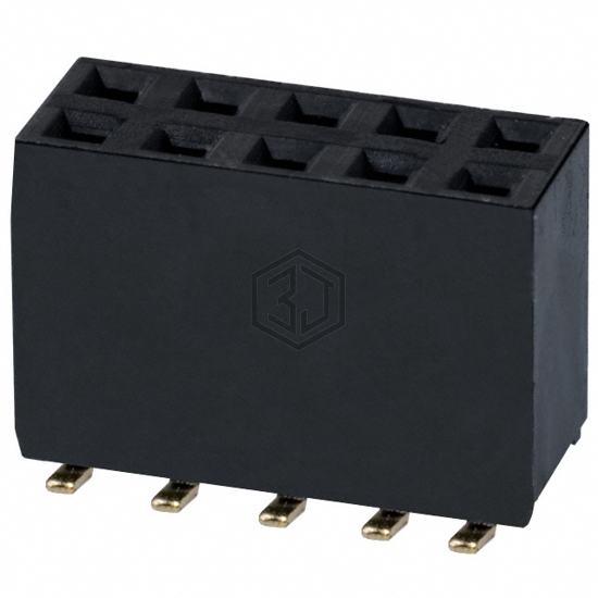 NPPC052KFMS-RC - Sullins Connector Solutions - Rectangular Connectors - Headers, Receptacles, Female Sockets