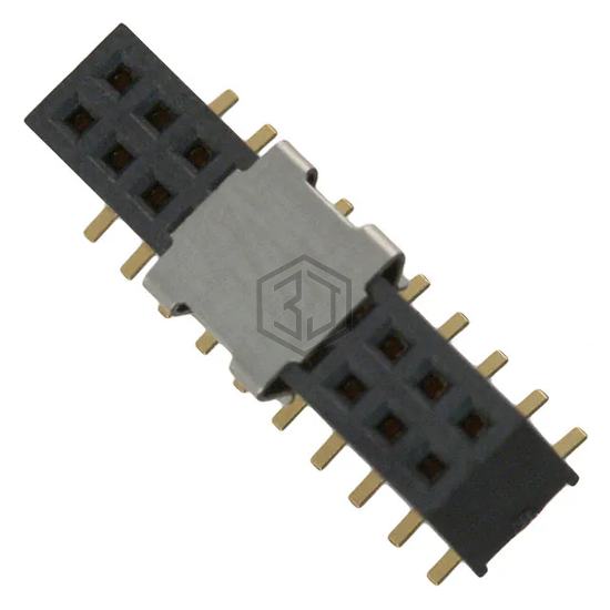 20021321-00020C4LF - Amphenol ICC (FCI) - Rectangular Connectors - Headers, Receptacles, Female Sockets