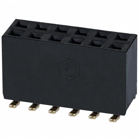 NPPC062KFMS-RC - Sullins Connector Solutions - Rectangular Connectors - Headers, Receptacles, Female Sockets
