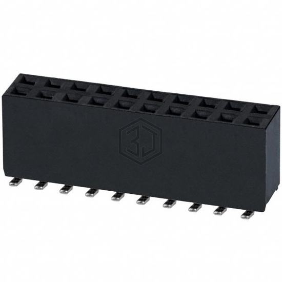 NPTC102KFMS-RC - Sullins Connector Solutions - Rectangular Connectors - Headers, Receptacles, Female Sockets