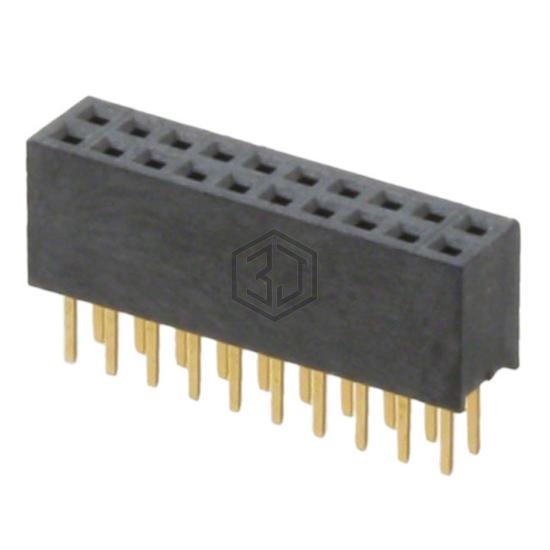 20021311-00020T4LF - Amphenol ICC (FCI) - Rectangular Connectors - Headers, Receptacles, Female Sockets