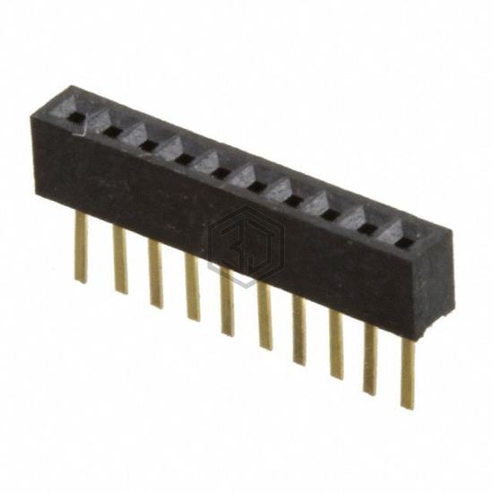 SFM210-LPSE-S10-ST-BK - Sullins Connector Solutions - Rectangular Connectors - Headers, Receptacles, Female Sockets