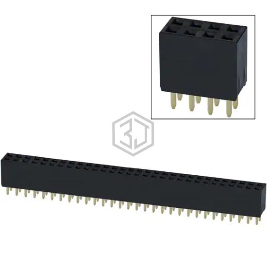 PPPC302LFBN-RC - Sullins Connector Solutions - Rectangular Connectors - Headers, Receptacles, Female Sockets