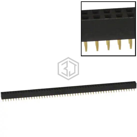 NPPN302AFCN-RC - Sullins Connector Solutions - Rectangular Connectors - Headers, Receptacles, Female Sockets