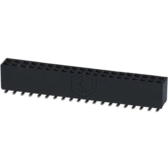NPTC202KFMS-RC - Sullins Connector Solutions - Rectangular Connectors - Headers, Receptacles, Female Sockets