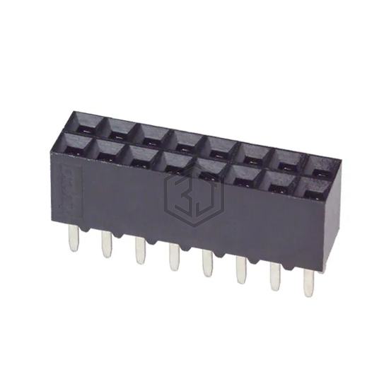 534998-8 - TE Connectivity AMP Connectors - Rectangular Connectors - Headers, Receptacles, Female Sockets
