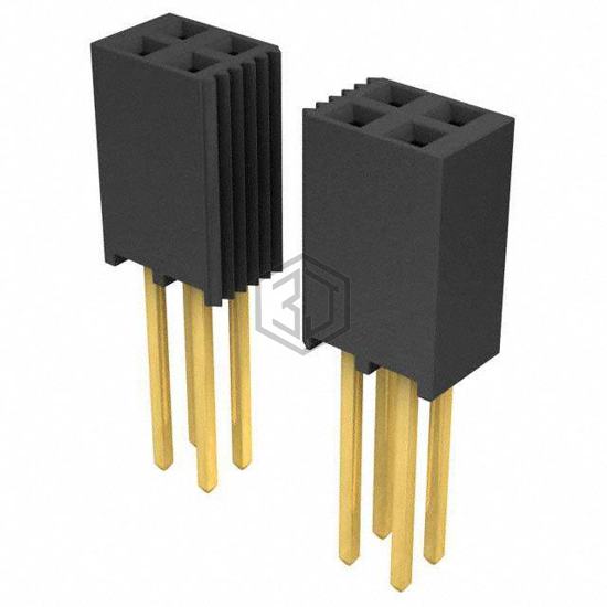 SSQ-121-03-G-D - Samtec Inc. - Rectangular Connectors - Headers, Receptacles, Female Sockets