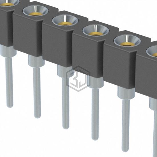 311-43-106-61-001000 - Mill-Max Manufacturing Corp. - Rectangular Connectors - Headers, Receptacles, Female Sockets