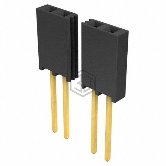 SSQ-141-03-G-S - Samtec Inc. - Rectangular Connectors - Headers, Receptacles, Female Sockets
