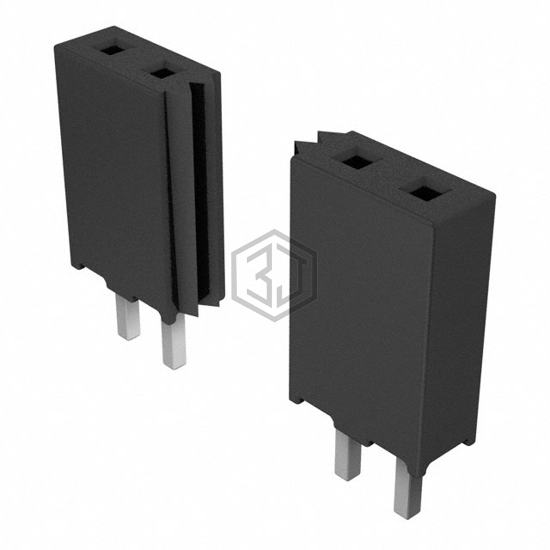SQT-106-01-L-S - Samtec Inc. - Rectangular Connectors - Headers, Receptacles, Female Sockets