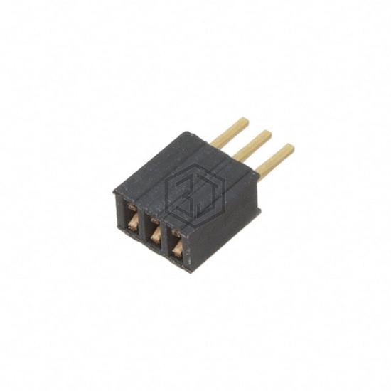 HRS-1B-03-GA - Adam Tech - Rectangular Connectors - Headers, Receptacles, Female Sockets