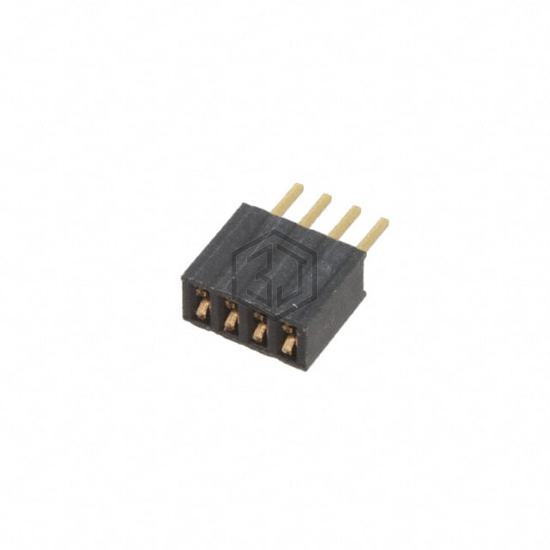HRS-1B-04-GA - Adam Tech - Rectangular Connectors - Headers, Receptacles, Female Sockets
