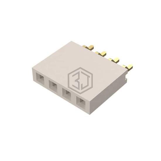 BG300-04-A-L-A - GCT - Rectangular Connectors - Headers, Receptacles, Female Sockets