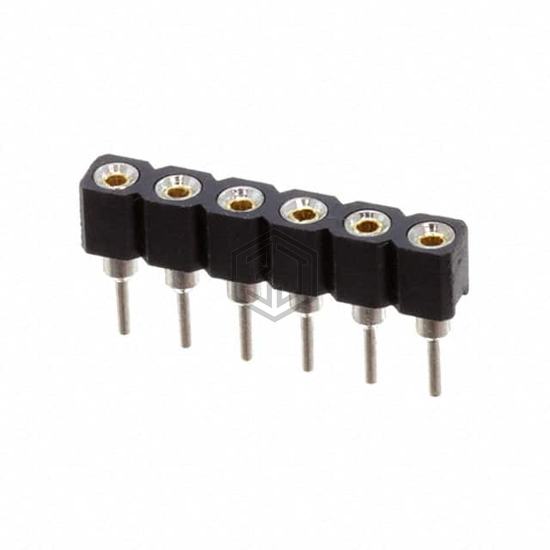 SMC-1-06-1-GT - Adam Tech - Rectangular Connectors - Headers, Receptacles, Female Sockets