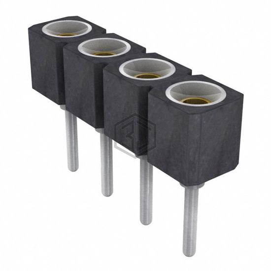 310-87-104-41-001101 - Preci-Dip - Rectangular Connectors - Headers, Receptacles, Female Sockets