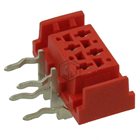 338070-4 - TE Connectivity AMP Connectors - Rectangular Connectors - Headers, Receptacles, Female Sockets
