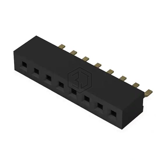 BC075-08-A-L-A - GCT - Rectangular Connectors - Headers, Receptacles, Female Sockets