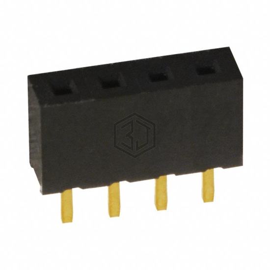 NPPN041BFCN-RC - Sullins Connector Solutions - Rectangular Connectors - Headers, Receptacles, Female Sockets