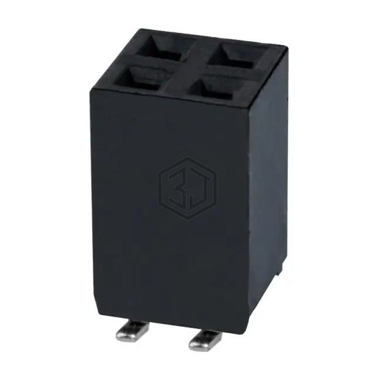 NPTC022KFMS-RC - Sullins Connector Solutions - Rectangular Connectors - Headers, Receptacles, Female Sockets
