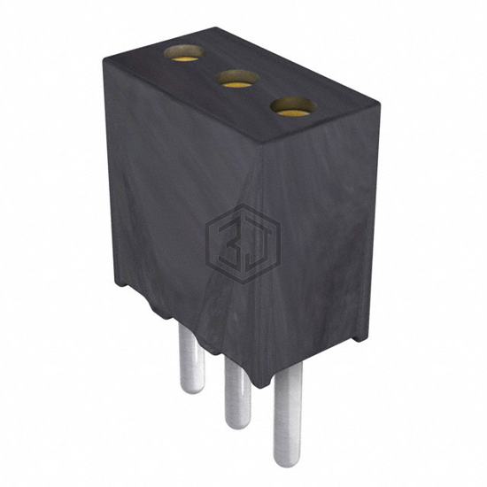 851-87-003-10-001101 - Preci-Dip - Rectangular Connectors - Headers, Receptacles, Female Sockets