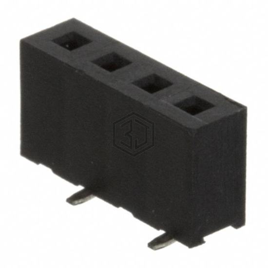 NPPN041BFLC-RC - Sullins Connector Solutions - Rectangular Connectors - Headers, Receptacles, Female Sockets