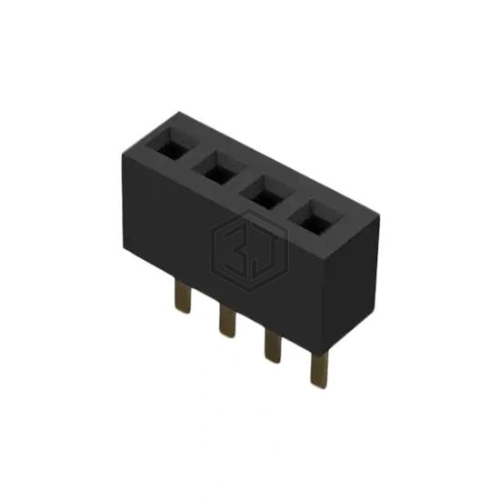 BC065-04-A-L-D - GCT - Rectangular Connectors - Headers, Receptacles, Female Sockets