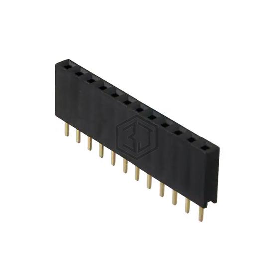 RS1-12-G - Adam Tech - Rectangular Connectors - Headers, Receptacles, Female Sockets