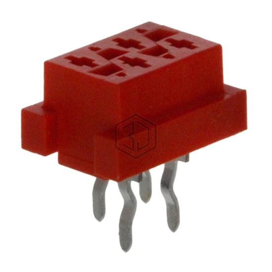 215079-4 - TE Connectivity AMP Connectors - Rectangular Connectors - Headers, Receptacles, Female Sockets