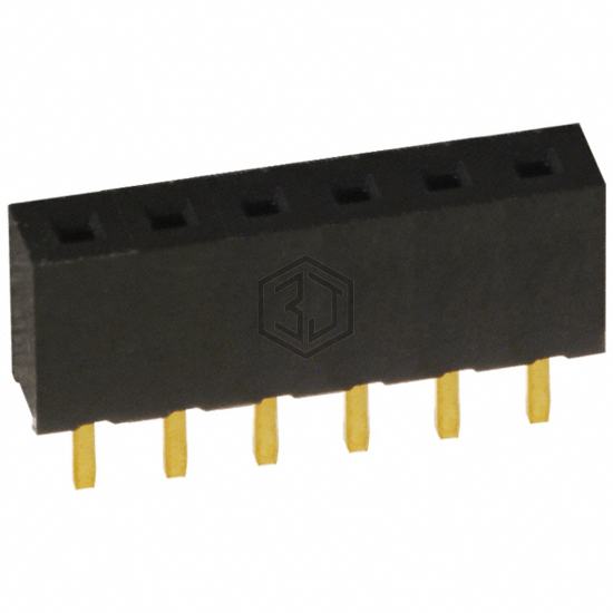 NPPN061BFCN-RC - Sullins Connector Solutions - Rectangular Connectors - Headers, Receptacles, Female Sockets