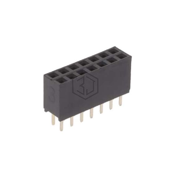 RS2-14-G - Adam Tech - Rectangular Connectors - Headers, Receptacles, Female Sockets