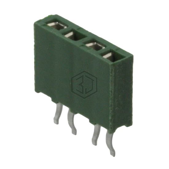 215297-4 - TE Connectivity AMP Connectors - Rectangular Connectors - Headers, Receptacles, Female Sockets