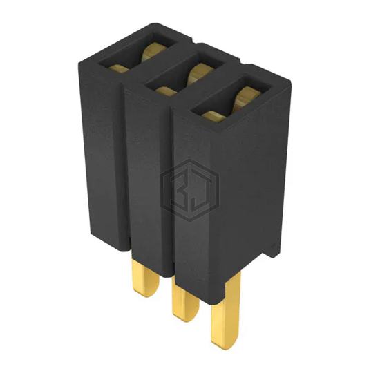 SLM-103-01-G-S - Samtec Inc. - Rectangular Connectors - Headers, Receptacles, Female Sockets