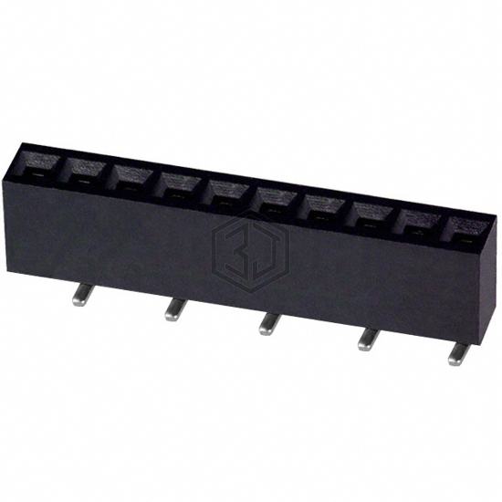 NPTC101KFXC-RC - Sullins Connector Solutions - Rectangular Connectors - Headers, Receptacles, Female Sockets