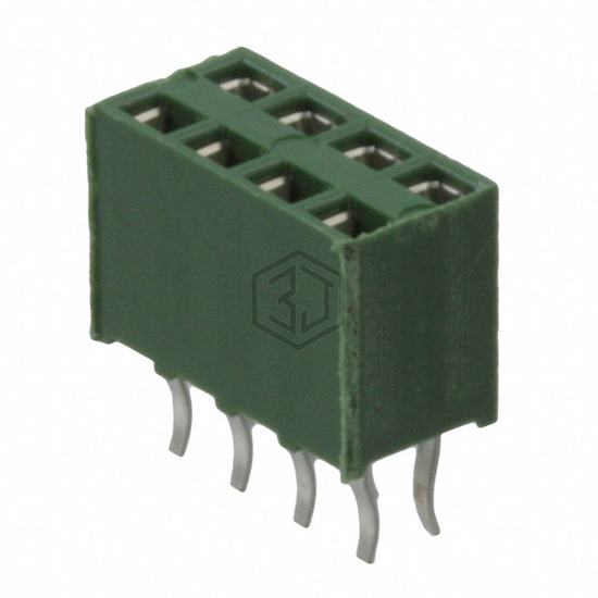 215307-4 - TE Connectivity AMP Connectors - Rectangular Connectors - Headers, Receptacles, Female Sockets