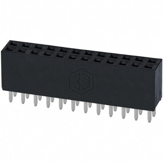 PPTC122LFBN-RC - Sullins Connector Solutions - Rectangular Connectors - Headers, Receptacles, Female Sockets