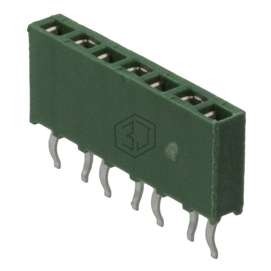 215297-7 - TE Connectivity AMP Connectors - Rectangular Connectors - Headers, Receptacles, Female Sockets