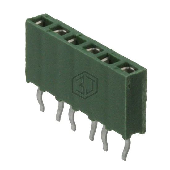 215297-6 - TE Connectivity AMP Connectors - Rectangular Connectors - Headers, Receptacles, Female Sockets