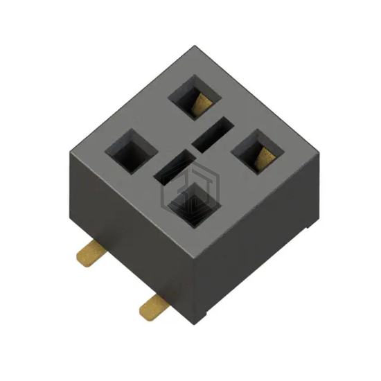 HLE-102-02-G-DV - Samtec Inc. - Rectangular Connectors - Headers, Receptacles, Female Sockets