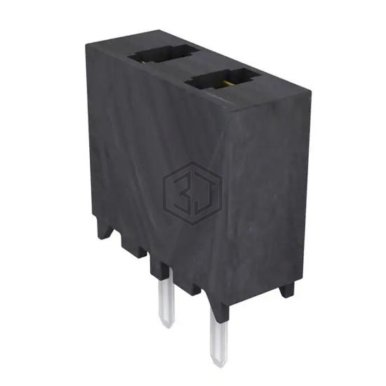 MMS-102-01-F-SV - Samtec Inc. - Rectangular Connectors - Headers, Receptacles, Female Sockets