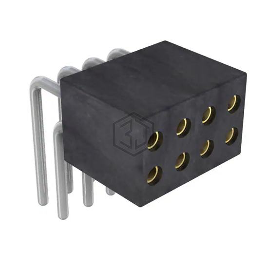 853-87-008-20-001101 - Preci-Dip - Rectangular Connectors - Headers, Receptacles, Female Sockets